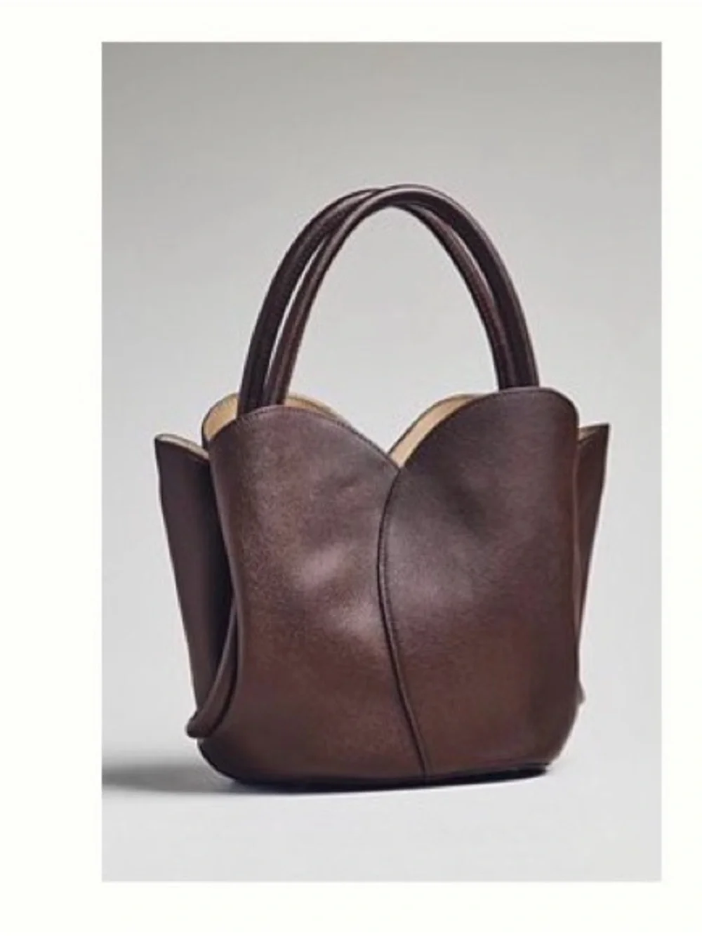 Anthropologie Melie Bianco Tulip-Top Handle Crossbody Tote - Picture 8 of 8